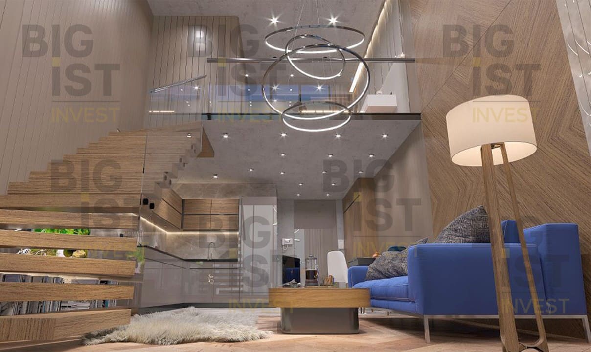 Loft Apartments in Istanbul with Luxury Finishing — photo 3