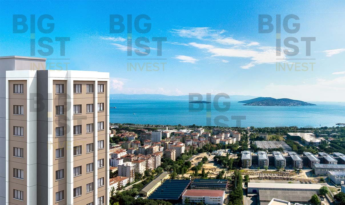 High Rises Next to the Sea in Kartal